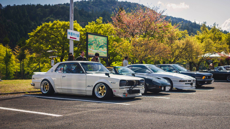 Illustration for article titled The coolest car meet I ever went to was... in Japan of course! - Arashiyama, near Kyoto